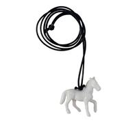 Bbajszx Cordón ajustable con collar de diseño de caballo acrílico para collar de regalo para personas alérgicas