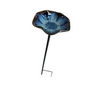 Bbajszx Cuenco de cerámica para baño de pájaros, Frijol de para colibrí, alimentador de Agua en jardín, Uso Decorativo, Cuenco de Agua para baño de pájaros Aire, pequeño