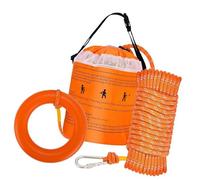 Bbajszx Dispositivo de flotación arrojable Bolsa de línea de Lanzamiento de Socorro de Agua con Cuerda de 15, 0 m para natación, navegación y Actividades Aire Libre Dispositivo de flotación arrojable