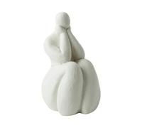 Bbajszx Estatua de Arte de Resina de posición sentada, decoración Popular de 12cm de Altura, Escultura, decoración para Sala de Estudio