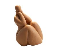 Bbajszx Estatua de Arte de Resina de posición sentada, decoración Popular de 12cm de Altura, Escultura, decoración para Sala de Estudio