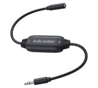 Bbajszx Filtro de Ruido Cable aislador de Bucle de Tierra de Macho a de 3, 5 mm para del automóvil Equipos de Sonido domésticos Tarjetas de Sonido Escucha de Escritorio Supresor Reductor de