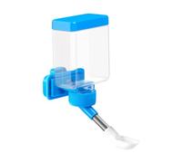 Bbajszx Fuente para Beber para pájaros Que Incluye Bandeja de alimentación Funciona con Diferentes jaulas Mantiene Agua Disponible para pájaros domésticos Contenedor portátil de Agua para pájaros