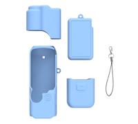 Bbajszx Funda Protectora para cámara de acción Pocket 4, Funda de Silicona a Prueba de Polvo, Impermeable, Funda Redonda de Silicona, Funda Protectora