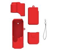 Bbajszx Funda Protectora para cámara de acción Pocket 4, Funda de Silicona a Prueba de Polvo, Impermeable, Funda Redonda de Silicona, Funda Protectora