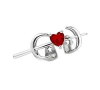 Bbajszx Hip Hop Dientes Colmillos Forma de Corazón Cobre Joyería del Cuerpo Cosplay Dientes Accesorios Adecuado para Celebraciones Zirconia Grillzs