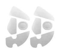 Bbajszx Juego de 2 pies de ratón para 4 pies de ratón de Repuesto, Deslizadores, Bordes curvos, Pegatinas, Patines