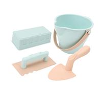 Bbajszx Juego de Creativo, Cubo de de Playa, Juguete con moldes de Cono de Helado para Actividades Aire Libre, Castillo de, Juguete de Actividad, Juego de Playa para niños