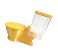 Bbajszx Juego de cuencos laterales de ramen con pajita y con bisagras, cuenco de sopa en forma de inodoro para cenar en casa, comidas en dormitorios y para iniciar conversaciones, vajilla divertida