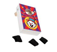 Bbajszx Juego de Lanzamiento de Madera para niños, Juguete de Entrenamiento de coordinación Ojo-Mano con temática de circos Divertidos, para y la Familia, Juego de Lanzamiento para niños