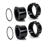Bbajszx Juego de Repuesto de unión fácil de Instalar para Piezas de de Piscina 520595 IC20 IC15 IC40 IC60 IC80 Incluye 2 Juntas tóricas y 2 Tuercas Accesorio de unión de PVC para clorador salino