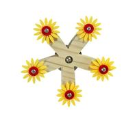 Bbajszx Juguete móvil Multifuncional para pájaros, Percha masticable de Madera para pájaros pequeños, Alivio del estrés, muñecas Conure seguras