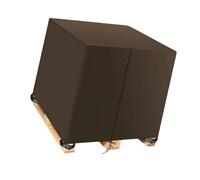 Bbajszx La Cubierta para paletas Resistente Polvo y Agua 420D de Grado Industrial se Adapta a paletas de 48 x 60 Pulgadas Solución de Almacenamiento de paletas Plegable a Prueba de luz Solar