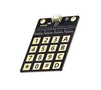Bbajszx Matriz de Teclado de Membrana Ligera para Entrada de contraseñas y Control de Dispositivos Módulo de Conjunto de Teclas de creación de prototipos
