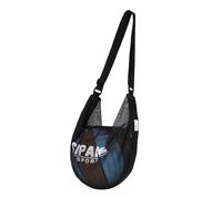 Bbajszx Mochila cruzada de nailon ligero, impermeable, bolsa de transporte para baloncesto, pelotas de fútbol, voleibol, entrenamiento diario, bolsa deportiva cruzada