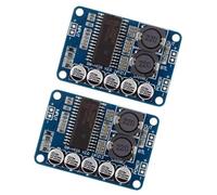 Bbajszx Módulo Amplificador Digital de Rendimiento de 1/2 Piezas Ideal para entusiastas y Sistemas de Sonido Placa amplificadora de 35 W Placa Digital para Altavoces