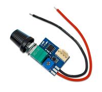 Bbajszx Módulo de Ventilador controlado por PWM con Conectores de 4 Pines, interruptores, Operaciones, Materiales ABS, Pieza de refrigeración de computadora, módulo de Ventilador Pwms Ajustable