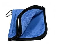 Bbajszx Paño para Cuidado del Equipo para Mantenimiento en Campo, toallita con Cremallera con Clip de mosquetón, Utilidad de Transporte portátil, Ayuda Diaria, paño de Golf portátil con Clip en
