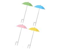 Bbajszx Paquete de 4 toldos Resistentes con Revestimiento Reflectante, Ideales para terraza, Patio y guardería, sombrilla de jardín de fácil instalación