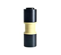 Bbajszx Par de bujes de Amortiguador Trasero para Bicicleta de montaña para suspensión, Accesorios de Repuesto para Montaje de Amortiguador Trasero, buje Negro y Beige, par de Accesorios de para de