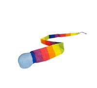 Bbajszx Pelota de Lanzamiento para Juegos en Grupo para Actividades en Patio, diseño de, Cabeza de Malla Cosida, fácil de Transportar para Exteriores, Pelota de Columpio de Tela, Entrenador de