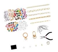 Bbajszx Práctico Juego de llaveros, Suministros para Hacer Colgantes de, Textura de aleación para joyería Creativa Hecha a Mano y dijes para Bolsos, componente de Llavero de Metal