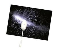 Bbajszx Proyector de Lente de de definición, luz con alimentación USB para y Uso Interior, lámpara de proyección para Fiesta en casa