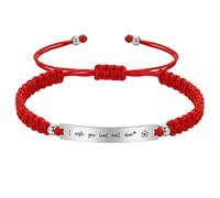 Bbajszx Pulsera de Cuerda con Nudo Personalizable para Regalos de graduación y Uso Diario, Cadena de Mano de Amistad Hecha a Mano, Regalo de graduación para camaradas