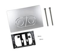 Bbajszx Reemplazo del Panel de Descarga de Tanques montados en la Pared Placa de actuador de Descarga Doble para Tanques de Agua Ocultos UP100 UP172 UP182 Panel de Agua Placa de Descarga de Inodoro