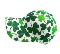 Bbajszx Sombrero para Desfiles del Día de Patricio Cómodo y niños Imágenes Realistas Atmósferas festivas Sombrero portátil Plegable