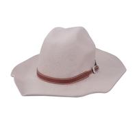 Bbajszx Sombreros de Llamativos Estilo Étnico Sombrero de Vaquera Modelo Espectáculo Actuaciones Fotografía Sombreros de Color Liso para Mujer Estilo Étnico Fieltros para Hombre Fieltros