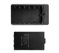 Bbajszx Soporte de batería portátil 18650 Estuche Powerbank Compatible con luz LED rápida Viaje Conjunto de instituciones de energía extraíble Negación Unirse Planificador de Soporte de batería