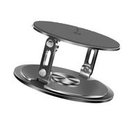 Bbajszx Soporte para proyector portátil 360 Grados y Ajuste de inclinación de 9 Grados para alineación óptima de la Pantalla Ajuste de Altura Pie de Montaje con Tornillo