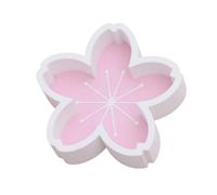 Bbajszx Soporte para Teclas con Forma de Flor, Bandeja de Escritorio de Ranuras para Teclas de Resina, interruptores de Teclado, aretes, Pines y Almacenamiento de exhibición Bandeja de Flores de 83