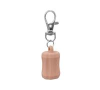 Bbajszx Tapas de llavero para bálsamo labial Elegante de bálsamo labial Soporte para llaves Accesorio esencial para llaves Textura de silicona Adecuado para mujeres y niñas Fundas de repuesto