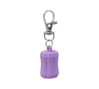 Bbajszx Tapas de llavero para bálsamo labial Elegante de bálsamo labial Soporte para llaves Accesorio esencial para llaves Textura de silicona Adecuado para mujeres y niñas Fundas de repuesto