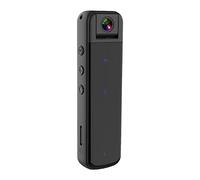 BBASILIYSD Cámara HD de mano con clip trasero de bolsillo, cámara portátil con sensor deportivo, cámara de grabación 1080p, cámara de ley de movimiento Enforc V9C6 Seguridad