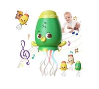 BBASILIYSD Juguete mágico de pulpo bailarín, juguete loco de pulpo de 8 patas que baila automáticamente, evita el pulpo que se arrastra con LED y música, robótica inteligente de 8 patas, para jugar en