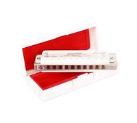 BBAUER armonica harmonica arpa de boca Escala Diatónica con Diferente Tonalidad 10 Agujeros 20 Tonos Apto para Estudiantes, Adultos y Principiantes(Color:G)