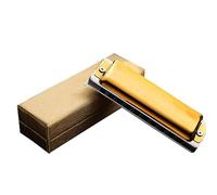 BBAUER armonica harmonica arpa de boca Tres octavas, 10 agujeros, armónica diatónica de 20 tonos, adecuada para principiantes, estudiantes y adultos(Color:C)