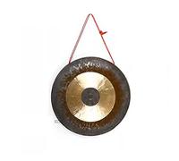 BBAUER gong tibetano instrumentos musicales Moon Gong Instrumento de percusión Celebración de apertura Gongs cervicales Colgante tradicional High-End(Color:33cm,Size:)