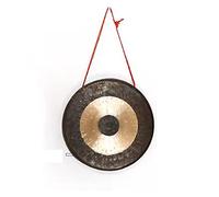 BBAUER gong tibetano instrumentos musicales Moon Gong Instrumento de percusión Celebración de apertura Gongs cervicales Colgante tradicional High-End(Color:36cm,Size:)