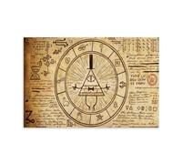 BBAUER Gravity Falls Póster vintage Pintura decorativa Lienzo Póster de pared e imagen de arte impresión moderna familia dormitorio decoración carteles 20 x 30 pulgadas (50 x 75 cm)