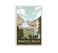 BBAUER Póster de Gravity Falls, pintura decorativa en lienzo, pósteres de pared e imagen artística impresa moderna para dormitorio familiar, pósteres de 20 x 30 pulgadas (50 x 75 cm)
