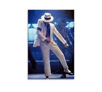 BBAUER Póster de Michael Jackson Smooth Criminal Dancing Póster decorativo Lienzo Póster de pared e imagen artística impresión moderna decoración de dormitorio familiar carteles 08 x 12 pulgadas (20 x
