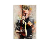 BBAUER Póster decorativo de Bruce Springsteen en lienzo para pared e impresión artística moderna para decoración de dormitorio familiar, 40 x 60 cm