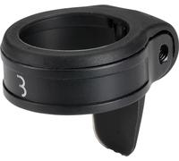 BBB Abrazadera para tija de sillín de bicicleta de un solo perno atornillado para tijas de sillín de carbono y aluminio, para bicicleta de carretera, MTB y bicicleta eléctrica | 31,8 mm (27,2) negro -