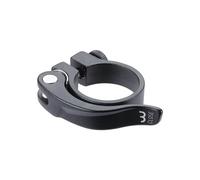 BBB Abrazadera para tija de sillín de bicicleta SmoothLever de liberación rápida para tijas de sillín de aluminio, bicicleta de carretera, MTB y bicicleta eléctrica | 31,8 mm, color negro - BSP-87