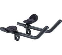 BBB Aeromax Bhb-60 Reposabrazos de Aluminio para Bicicleta de Carretera, Extra Largo en J, Unisex Adulto, Negro, Talla única