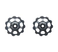 BBB Cycling - Rueda de polea de cambio Aluboys - Extra rígida para cambios rápidos - Rodamientos de bolas sellados - Accesorios para bicicletas - Gris